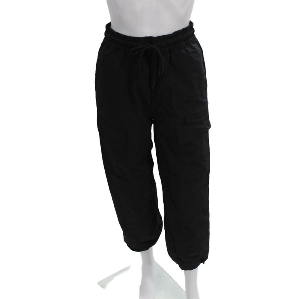 Misha Womens Black Cargo Pants Drawstring Size XS